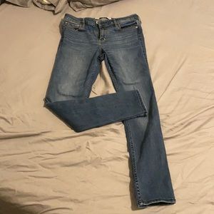 A&F Super Skinny Blue Jeans